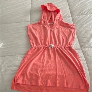 GAP Kids Coral Hooded Dress